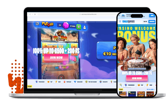 Only Spins Casino Mobile App Screenshot